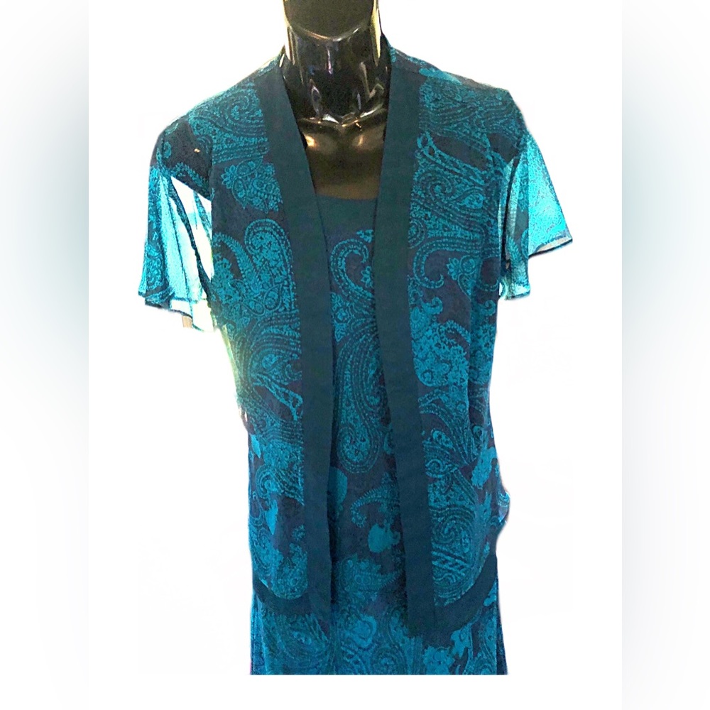 Studio One 2 Piece Dress Teal 10